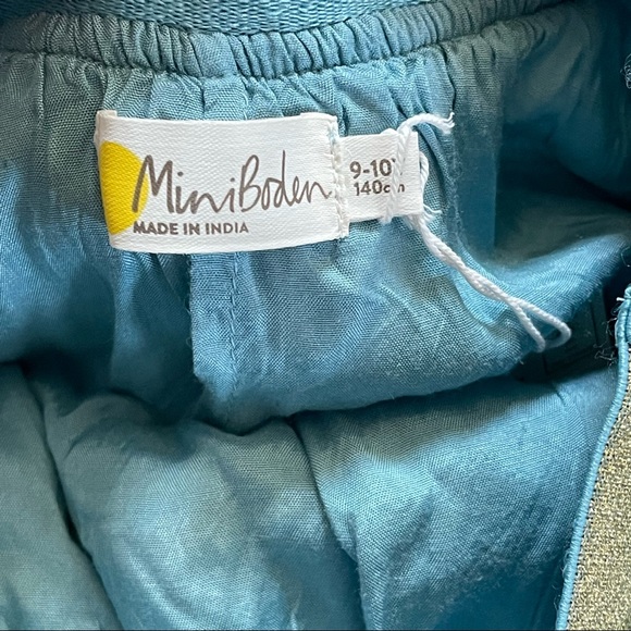 Mini Boden Blue Deer Frost Tulle Sequin Skirt Size 9-10 Y - Picture 6 of 6